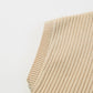 Cozy Oatmeal Sweater Dress - Ribbed Knit with Pockets