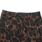 Leopard Round Neck Top and Skirt Set