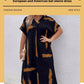 Women's Summer Loose Casual Dolman Sleeve Long Dress