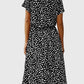 Amber - Printed V-Neck Dress