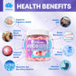 EnvyDeal Probiotic Gummies for Women & Men — 60B CFU, 11 Strains, Sugar Free, Peach, Vegan, 120 Count