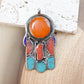 Silver Plated Tibetan Hamsa pendants.