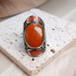 Large Ethnic Tibetan Silver Rings, Turquoise, Coral & Lapis Inlay Rings.