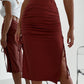 Ladies Skirts Women's Dresses Cross Drawstring Hips