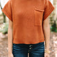 Cozy Oatmeal Sweater Dress - Ribbed Knit with Pockets