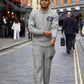 Mohair Knit BC Jumper - Light Grey
