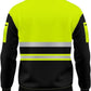 Jacob Mens Hi-Vis Long Sleeve Safety Sweatshirt with Reflective Strips