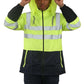 Martin Mens High-Visibility Waterproof Rain Jacket with Hood Sizes S-XXL