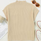 Cozy Oatmeal Sweater Dress - Ribbed Knit with Pockets