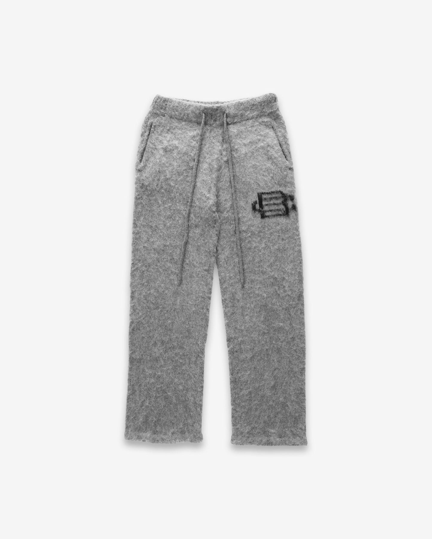 Mohair Knit BC Jogger - Light Grey