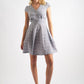 Cathleen Mini Floral Tea Dress Blue