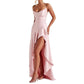 Women's Backless Ruffles Irregular Dress