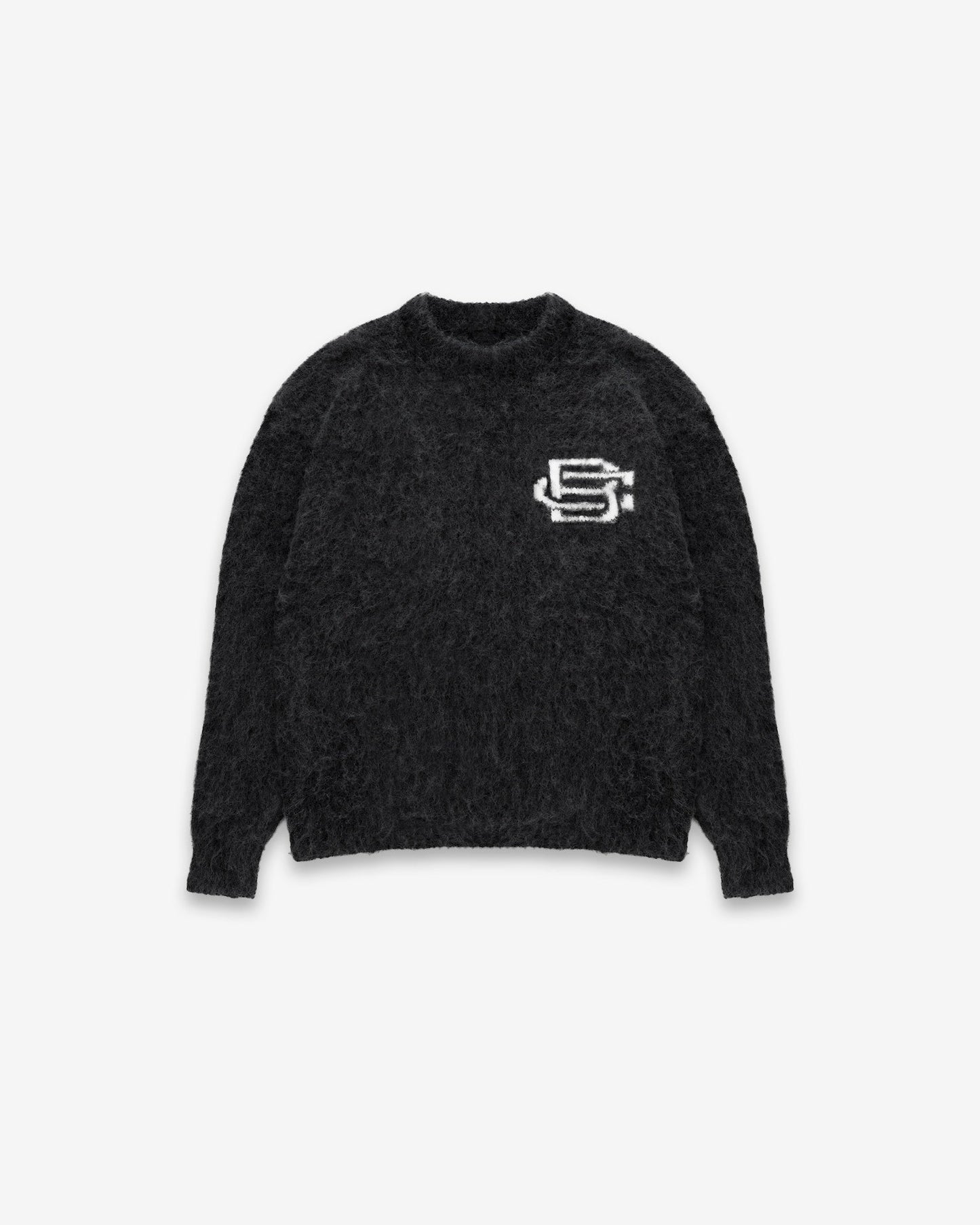 Mohair Knit BC Jumper - Black