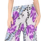 Kira Women's Floral Print Palazzo Pants Cute Summer Wide Leg Comfort