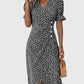 Barbara - Fresh Bloom V-Neck Dress
