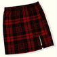 Plaid Print Split Skirt, Elegant Elastic Waist Slim Skirt For Summer, Women's Clothing