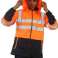 Martin Mens High-Visibility Waterproof Rain Jacket with Hood Sizes S-XXL
