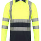 Edward Mens High Visibility Long Sleeve Safety Polo Shirt Reflective Hi-Viz Workwear