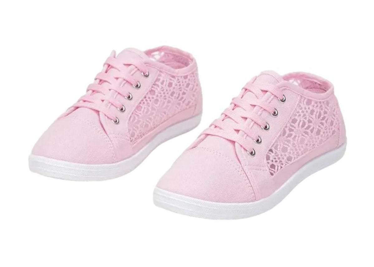 Ladies Lace Design Sneakers – Perfect Blend of Style and Comfort