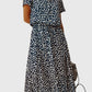 Amber - Printed V-Neck Dress