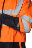 Martin Mens High-Visibility Waterproof Rain Jacket with Hood Sizes S-XXL