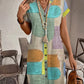Khloe - Geometric Button Dress