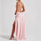 Women's Backless Ruffles Irregular Dress