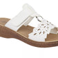 GibraAltar Ladies Summer Wedge Sandals Slip On Womens Slides Heel Shoes Casual Mules Size