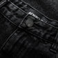 Zip Flare Denim - Blackout