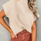 Cozy Oatmeal Sweater Dress - Ribbed Knit with Pockets