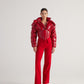 Aida Red Puffer Hooded Jacket