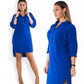 Irregular plus size shirt dress