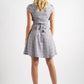 Cathleen Mini Floral Tea Dress Blue
