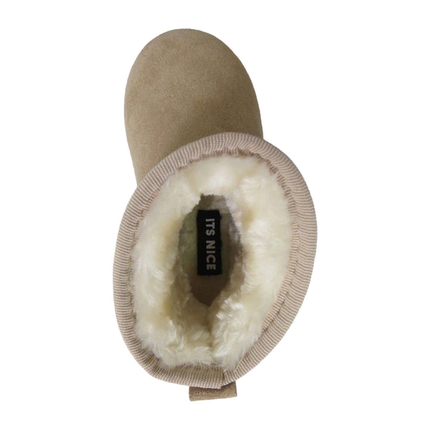 Lianna Girls’ Faux Suede Ankle Boots with Plush Faux Fur Lining – Beige, Camel & Black