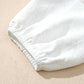 White Guipure Lace Frill Sleeve Blouse