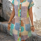 Khloe - Geometric Button Dress