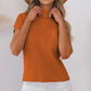 Cozy Oatmeal Sweater Dress - Ribbed Knit with Pockets