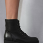 Lace Up Glitter Ankle Boots