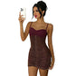 Chic Tassel Spliced Sleeveless Dress for Women