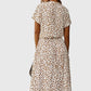Amber - Printed V-Neck Dress