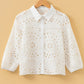White Cutwork Embroidered Crop Top