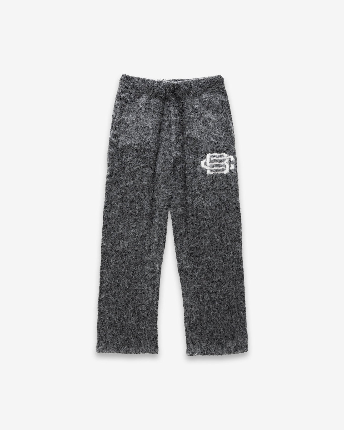 Mohair Knit BC Jogger - Charcoal