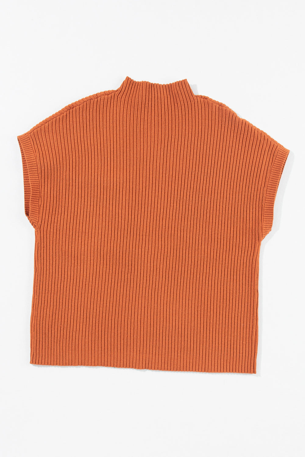 Cozy Oatmeal Sweater Dress - Ribbed Knit with Pockets