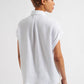 Abinaya Double Gauze Short Sleeved Shirt - White