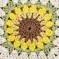 Yumi Handmade White Sunflower Crochet Bag