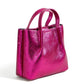 Yumi Pink Metallic Small Tote Bag