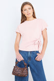 Yumi Brown Leopard Small Shoulder Bag