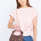 Yumi Brown Leopard Small Shoulder Bag