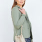 Yumi Beige Woven Bucket Shoulder Bag