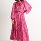 Agatha Rosechild Full Circle Midi Skirt – Pink